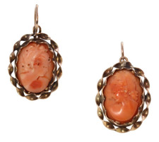 Paio orecchini Antichi in oro